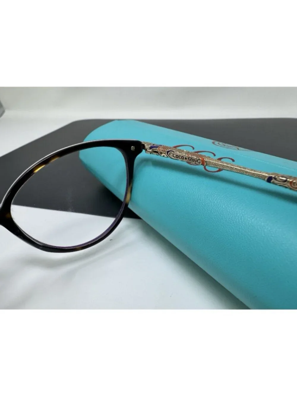 Coco Song Everybody Rock CV264 C3 Eyeglasses Women's Purple/Havana Full Rim 52mm